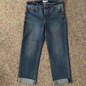 Cropped loft jeans size 6/28